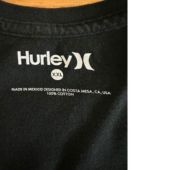Hurley T Shirt Men's 2XL‎ Short Sleeve - Picture 4 of 5